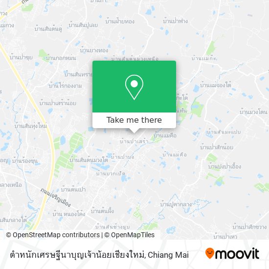 ตำหนักเศรษฐีนาบุญเจ้าน้อยเชียงใหม่ map