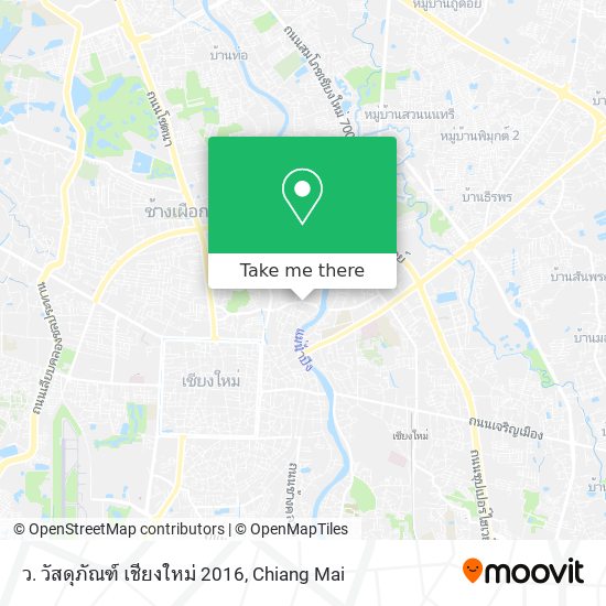 ว. วัสดุภัณฑ์ เชียงใหม่ 2016 map
