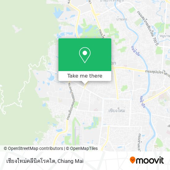เชียงใหม่คลีนิคโรคไต map