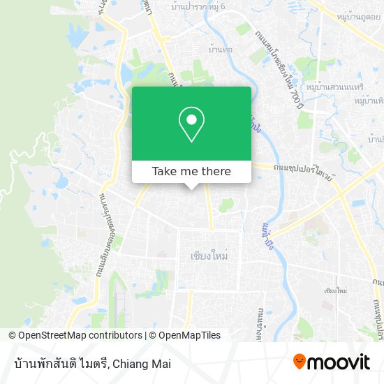 บ้านพักสันติ ไมตรี map