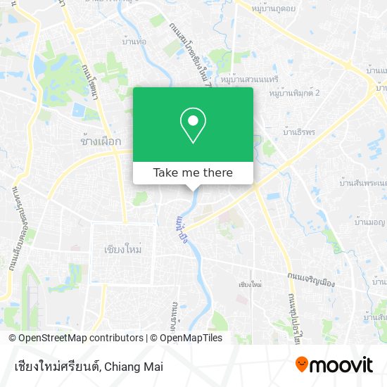 เชียงใหม่ศรียนต์ map