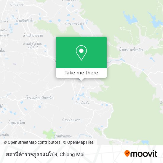 สถานีตำรวจภูธรแม่โป่ง map