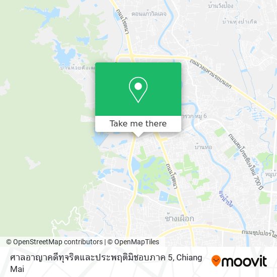 ศาลอาญาคดีทุจริตและประพฤติมิชอบภาค 5 map