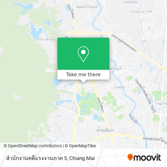 สำนักงานคดีแรงงานภาค 5 map