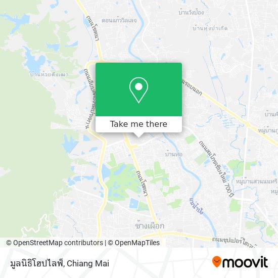 มูลนิธิโฮปไลฟ์ map