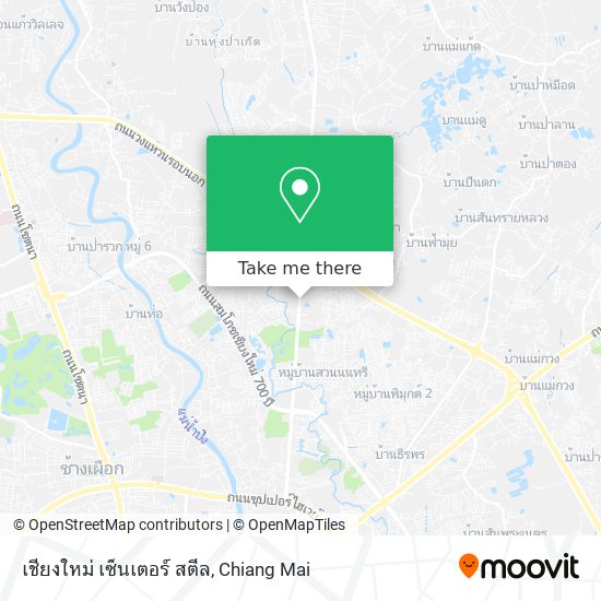 เชียงใหม่ เซ็นเตอร์ สตีล map