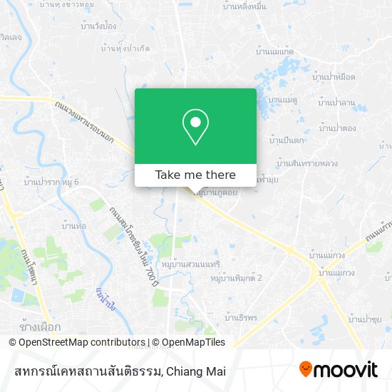สหกรณ์เคหสถานสันติธรรม map