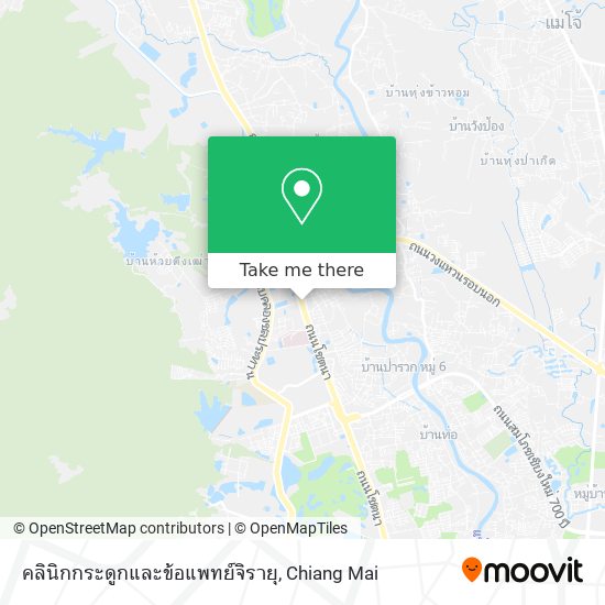 คลินิกกระดูกและข้อแพทย์จิรายุ map