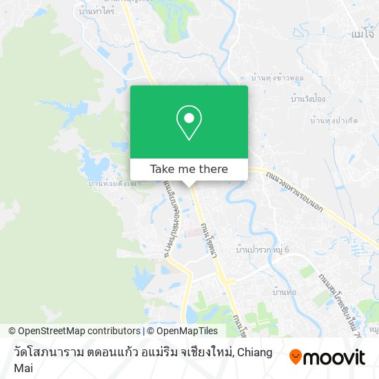 วัดโสภนาราม ตดอนแก้ว อแม่ริม จเชียงใหม่ map