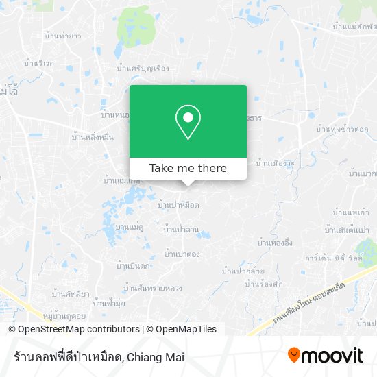 ร้านคอฟฟี่ดีป่าเหมือด map