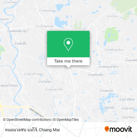 หมอมวลชน แม่โจ้ map