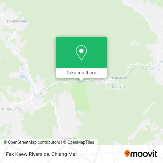 How to Get to ฟักแก้วริมน้ำ in Mae Rim by Bus?