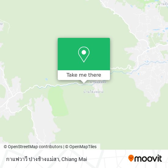 กาแฟวาวี ปางช้างแม่สา map