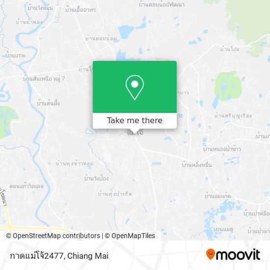 กาดแม่โจ้2477 map