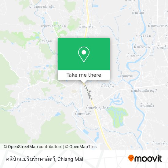 คลินิกแม่ริมรักษาสัตว์ map