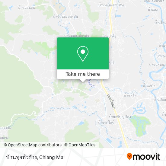 บ้านทุ่งหัวช้าง map