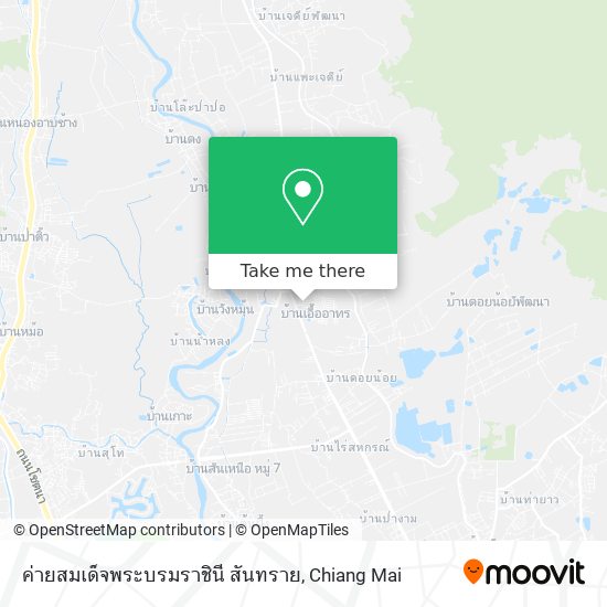 ค่ายสมเด็จพระบรมราชินี สันทราย map