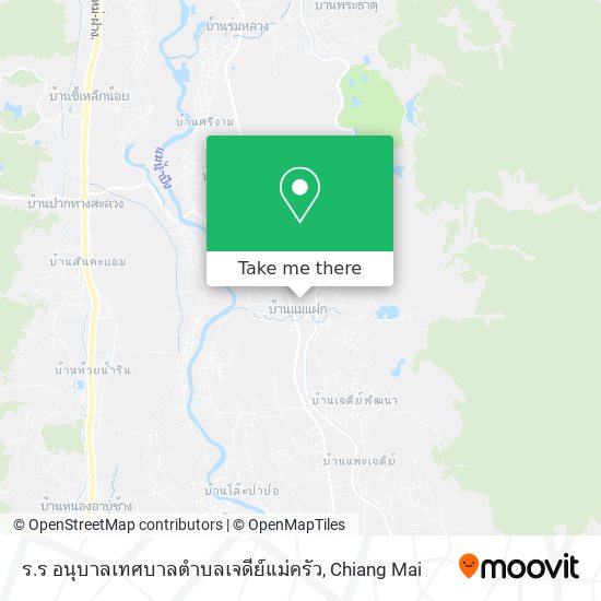 ร.ร อนุบาลเทศบาลตำบลเจดีย์แม่ครัว map