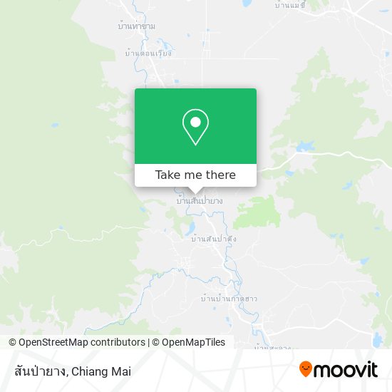สันป่ายาง map