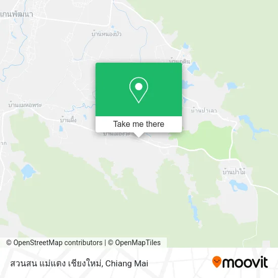 สวนสน แม่แตง เชียงใหม่ map