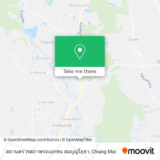 สถานตรวจสภาพรถเอกชน สมบุญโยธา map
