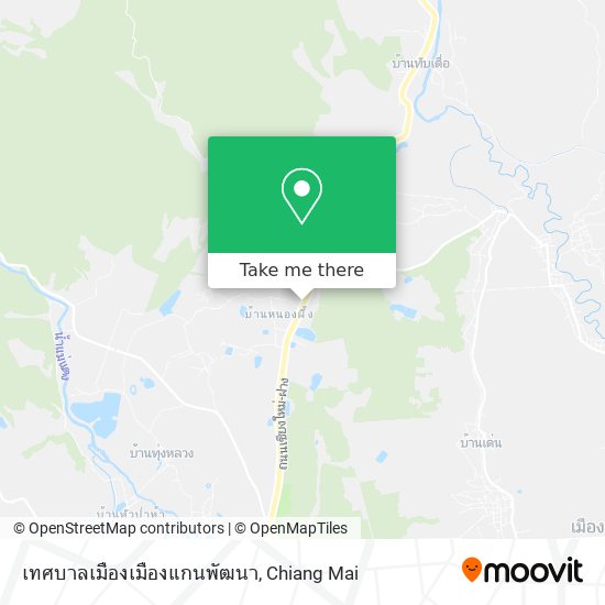 เทศบาลเมืองเมืองแกนพัฒนา map