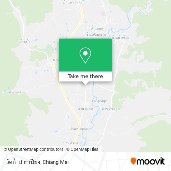 วัดถ้ำปากเปียง map