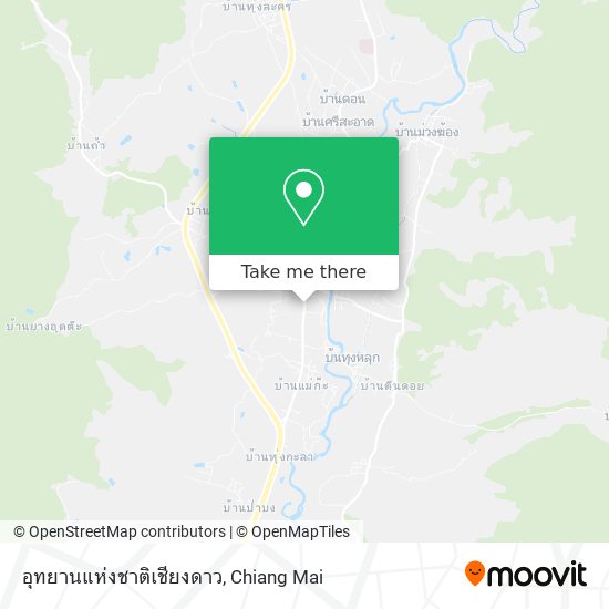 อุทยานแห่งชาติเชียงดาว map