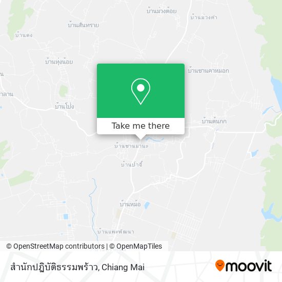 สำนักปฏิบัติธรรมพร้าว map