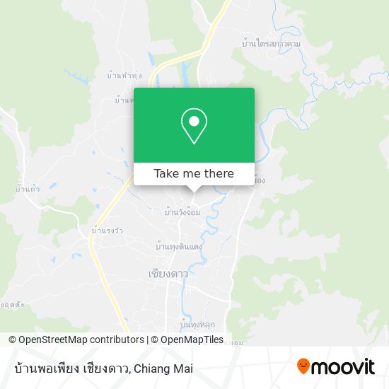 บ้านพอเพียง เชียงดาว map