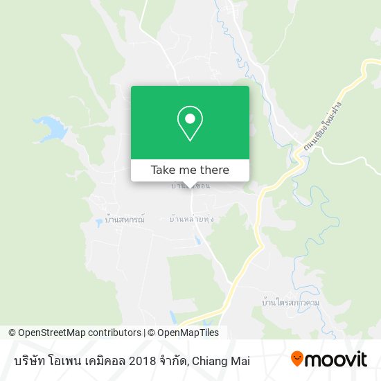 บริษัท โอเพน เคมิคอล 2018 จํากัด map