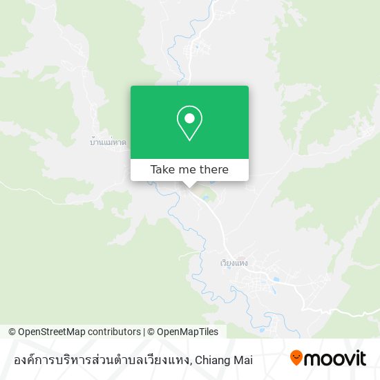 องค์การบริหารส่วนตำบลเวียงแหง map