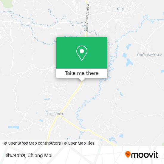 สันทราย map