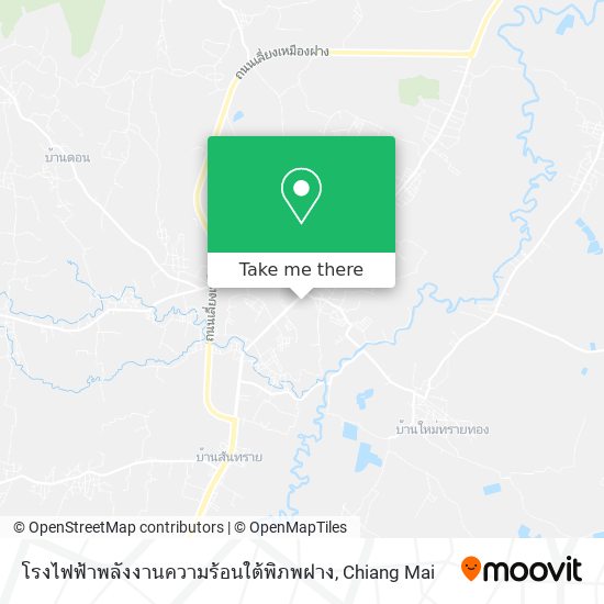 โรงไฟฟ้าพลังงานความร้อนใต้พิภพฝาง map