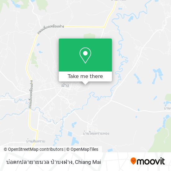 บ่อตกปลายายนวล ป่าบงฝาง map
