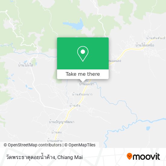 วัดพระธาตุดอยน้ำค้าง map