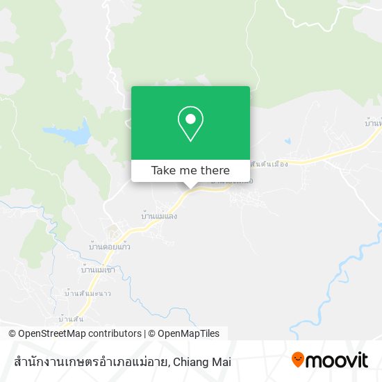 สำนักงานเกษตรอำเภอแม่อาย map
