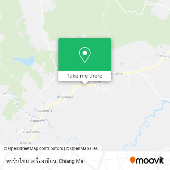 พรรักไทย เครื่องเขียน map