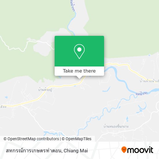 สหกรณ์การเกษตรท่าตอน map