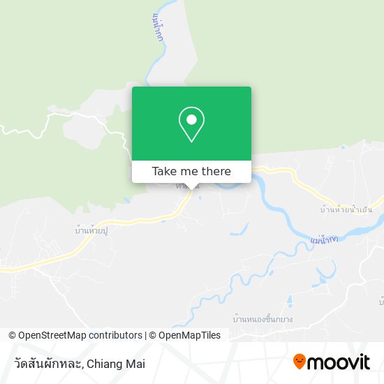 วัดสันผักหละ map