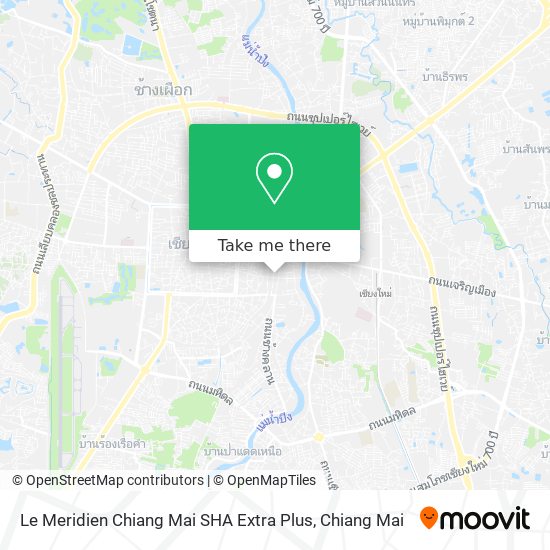Le Meridien Chiang Mai SHA Extra Plus map