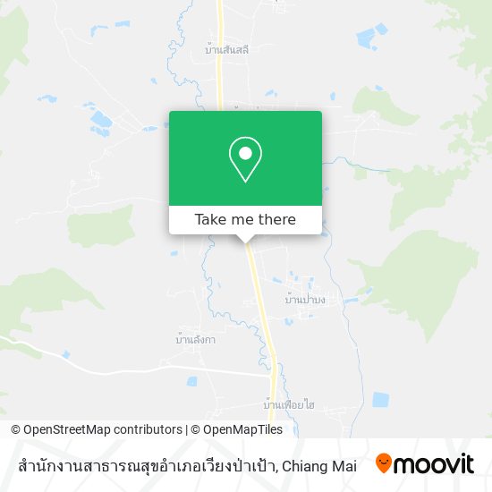 สำนักงานสาธารณสุขอำเภอเวียงป่าเป้า map