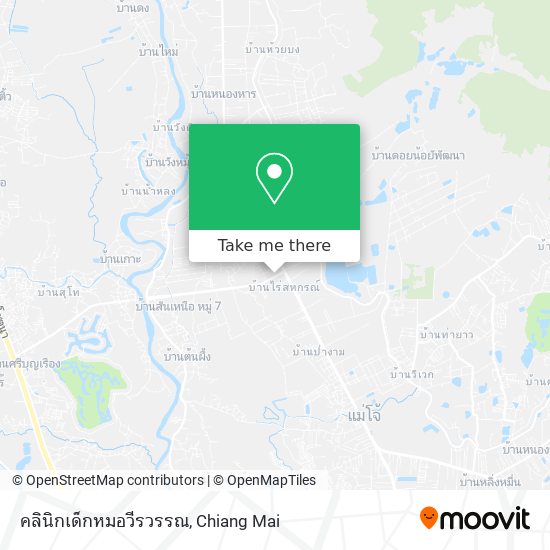 คลินิกเด็กหมอวีรวรรณ map