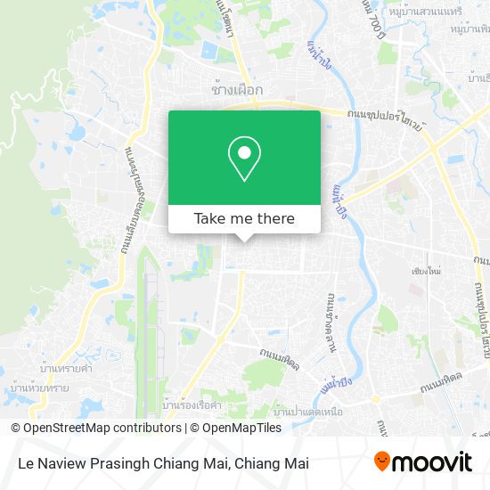 Le Naview Prasingh Chiang Mai map