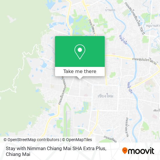 Stay with Nimman Chiang Mai SHA Extra Plus map