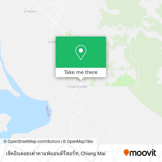 เช็คอินดอยเต่าคาแฟ่แอนด์รีสอร์ท map
