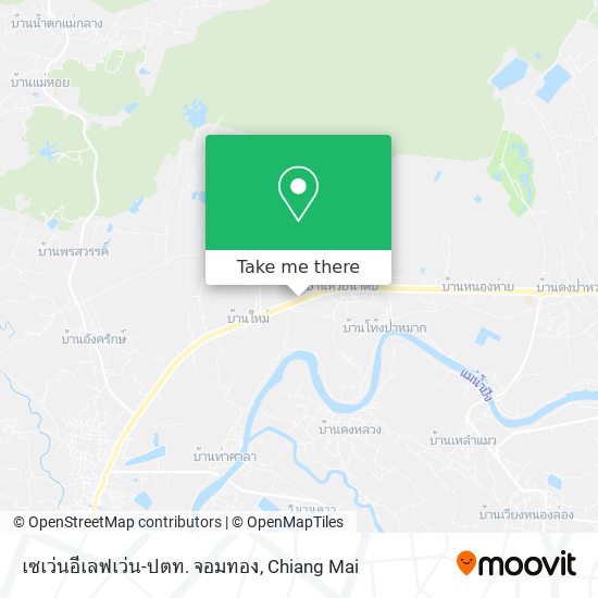 เซเว่นอีเลฟเว่น-ปตท. จอมทอง map