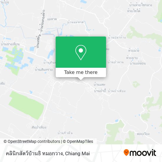 คลินิกสัตว์บ้านธิ หมอกวาง map