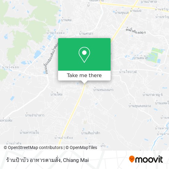 ร้านป้าบัว อาหารตามสั่ง map