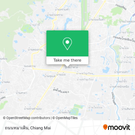 ถนนหมาเดิน map